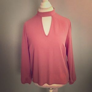 Deep Blush Long sleeve top
